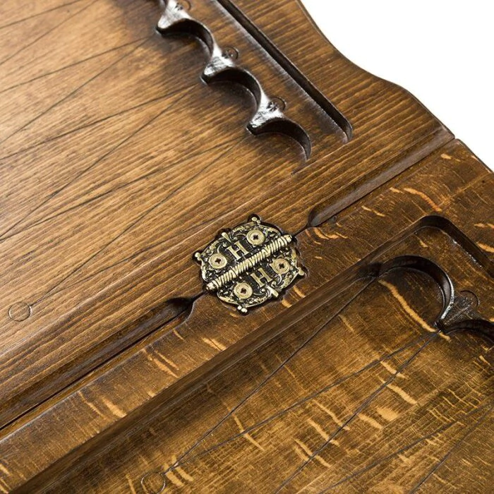 Carved chess, backgammon and checkers from beech "Crown of the Monarch"