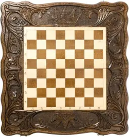 Резные шахматы, нарды и шашки из бука "Венец монарха" Резные шахматы, нарды и шашки из бука "Венец монарха"