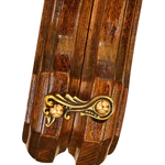 Carved chess, backgammon and checkers from beech "Volna" small