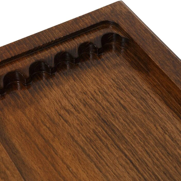 Chess, backgammon and checkers made of precious wood "Path" carved, mini