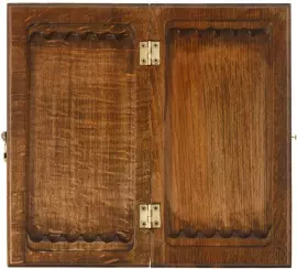 Шахматы, нарды и шашки из ценных пород дерева "Путь" резные, мини