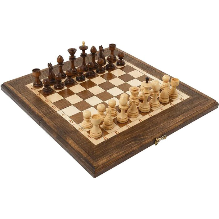 Chess, backgammon and checkers from the beech "Path" small