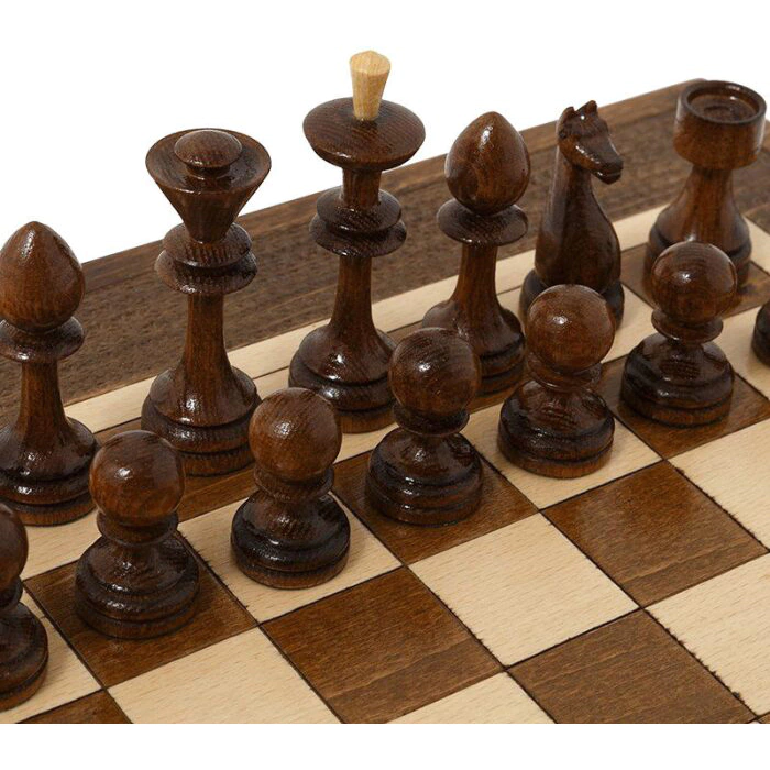Chess, backgammon and checkers from the beech "Path" small