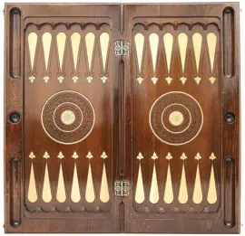 Резные нарды из бука "Пустынный скорпион"