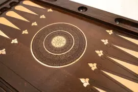 Резные нарды из бука "Пустынный скорпион"