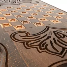 Нарды резные "Лев с герба Еревана"