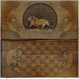 Нарды резные "Лев-1"