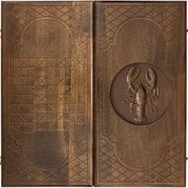 Нарды резные "Рак"