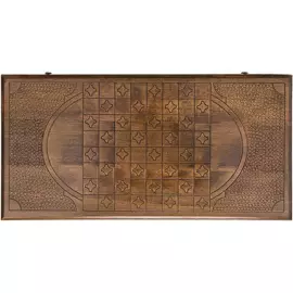 Нарды резные "Хоккеист"