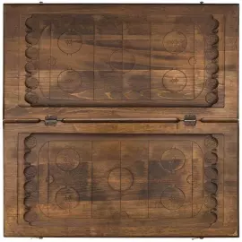 Нарды резные "Хоккеист"