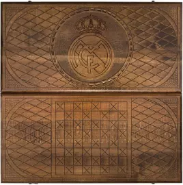 Нарды резные "ФК Реал Мадрид"