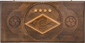 Backgammon carved by FC Spartak