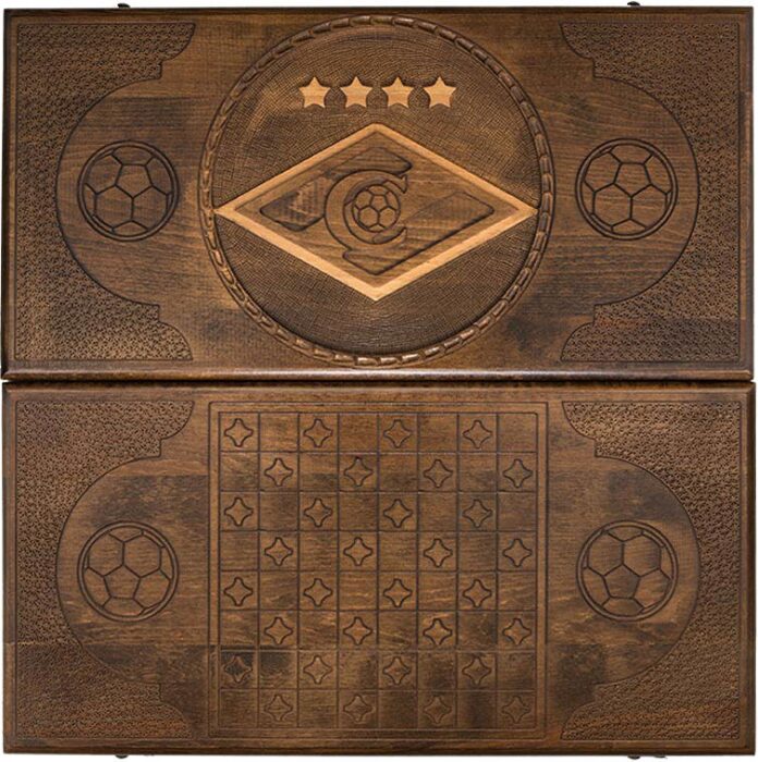 Backgammon carved by FC Spartak