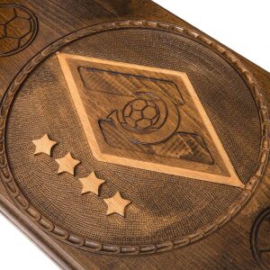 Backgammon carved by FC Spartak