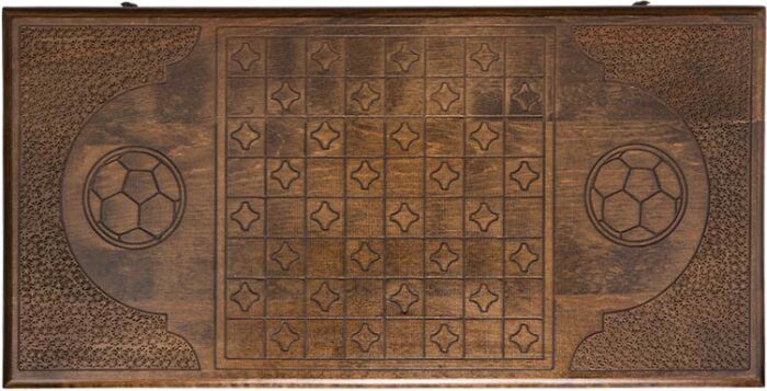 Backgammon carved by FC Spartak
