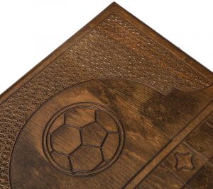 Backgammon carved by FC Spartak