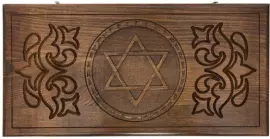 Нарды резные "Звезда Давида"