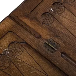 Резные нарды из бука "Зодиак. Дева"