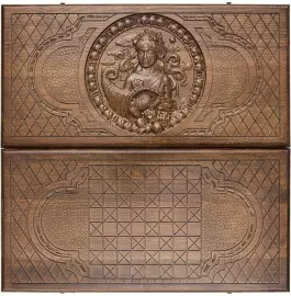 Резные нарды из бука "Зодиак. Дева"