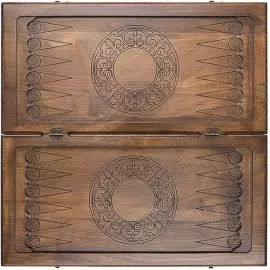 Резные нарды из бука "Зодиак. Дева"