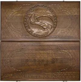 Нарды резные "Зодиак. Рыбы"