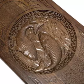 Нарды резные "Зодиак. Рыбы"