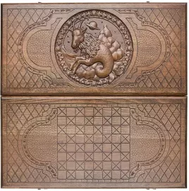 Резные нарды из бука "Зодиак. Козерог"