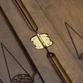 Резные нарды из бука "Зодиак. Близнецы"