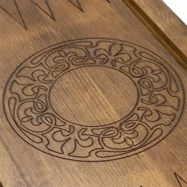 Резные нарды из бука "Зодиак. Близнецы"