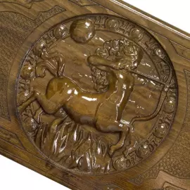 Резные нарды из бука "Зодиак. Стрелец"