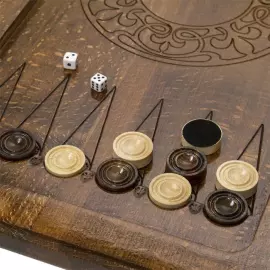 Резные нарды из бука "Зодиак. Стрелец"