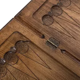 Резные нарды из бука "Зодиак. Телец"