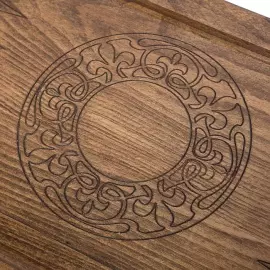 Резные нарды из бука "Зодиак. Телец"