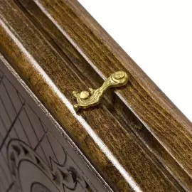 Резные нарды из бука "Зодиак. Скорпион"