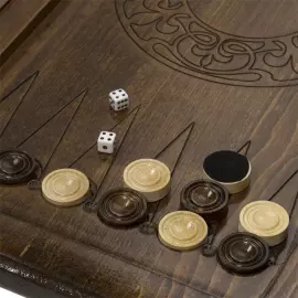 Резные нарды из бука "Зодиак. Скорпион"