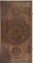 Нарды резные "ФК Манчестер Юнайтед"