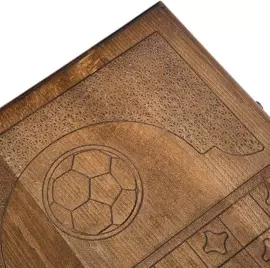 Нарды резные "ФК Манчестер Юнайтед"