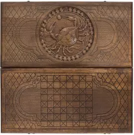 Нарды резные "Зодиак. Рак"