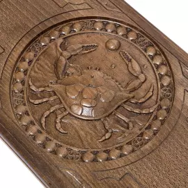 Нарды резные "Зодиак. Рак"