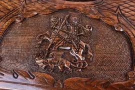 Нарды резные "Георгий Победоносец" средние