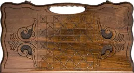 Нарды резные "Корабль" с ручкой