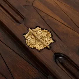 Нарды резные "Скорпион" (со звездами)