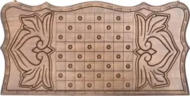 Резные нарды из бука "Храм Христа Спасителя"