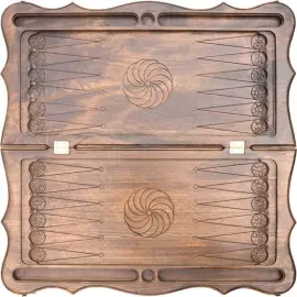 Резные нарды из бука "Храм Христа Спасителя"