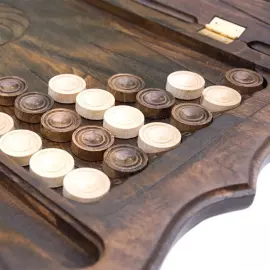 Резные нарды из бука "Храм Христа Спасителя"