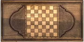 Резные нарды из бука "Заход солнца"