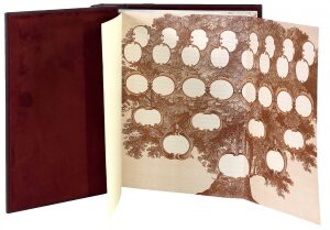 Родословная книга из натуральной кожи