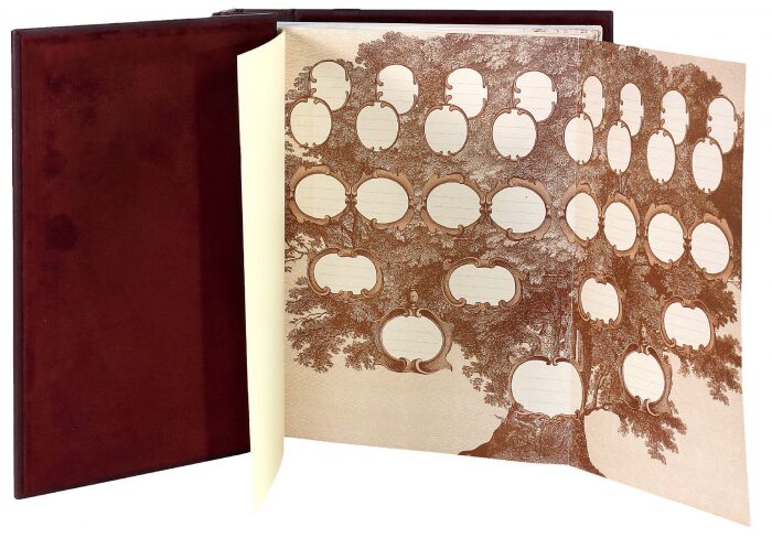 Родословная книга из натуральной кожи