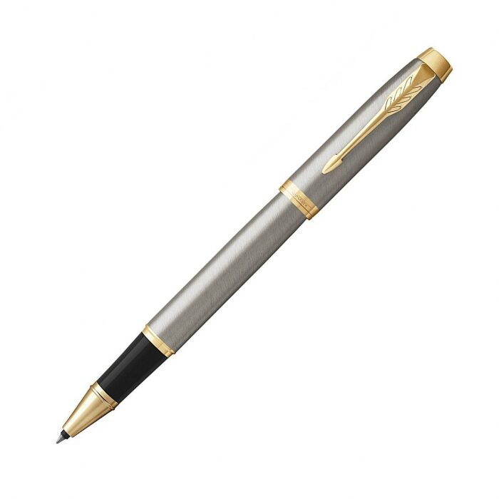 Engraved set: undated diary and roller pen "IM Metal" Brushed Metal GT
