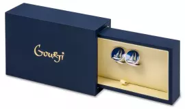 Silver cufflinks "Barrel"